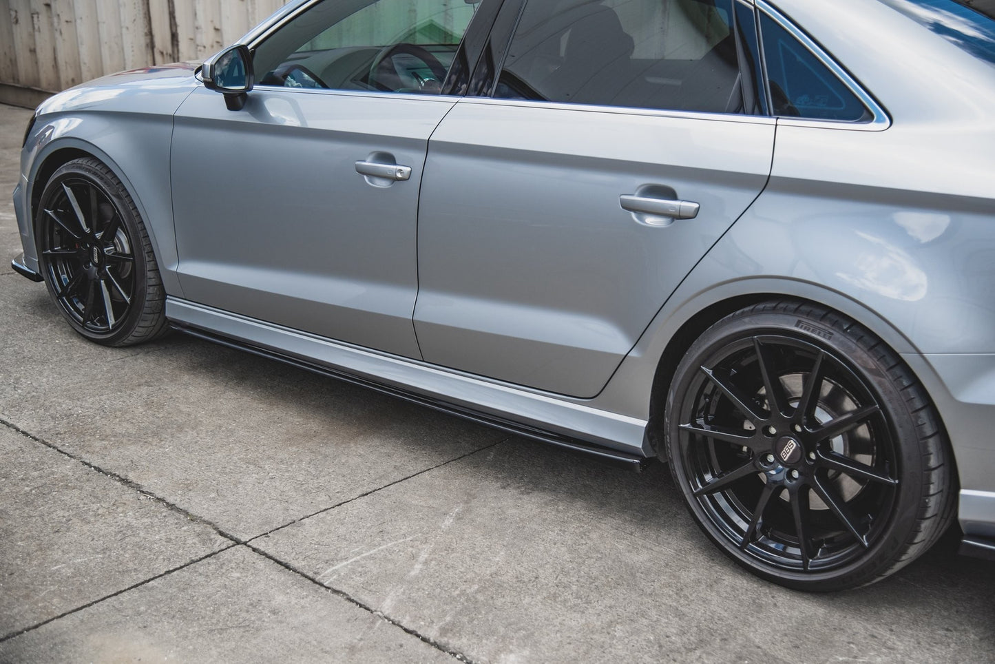 😎Side Skirts V.2 Suitable For Audi S3 / A3 S-Line Sedan 8V Facelift😎