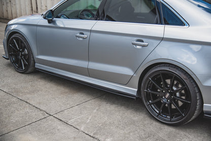 😎Side Skirts V.2 Suitable For Audi S3 / A3 S-Line Sedan 8V Facelift😎