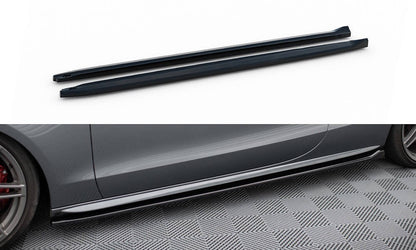 😍Minigonne laterali V.2 Adatto Per Audi S5 / A5 S-Line Coupe 8T😍