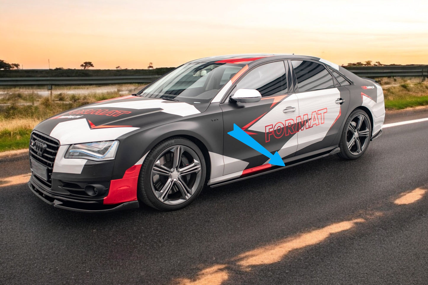 ✨Side Skirts V.2 Suitable For Audi S8 D4✨