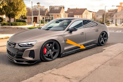 ❤️Minigonne laterali V.2 Adatto Per Audi e-Tron GT / RS GT Mk1❤️