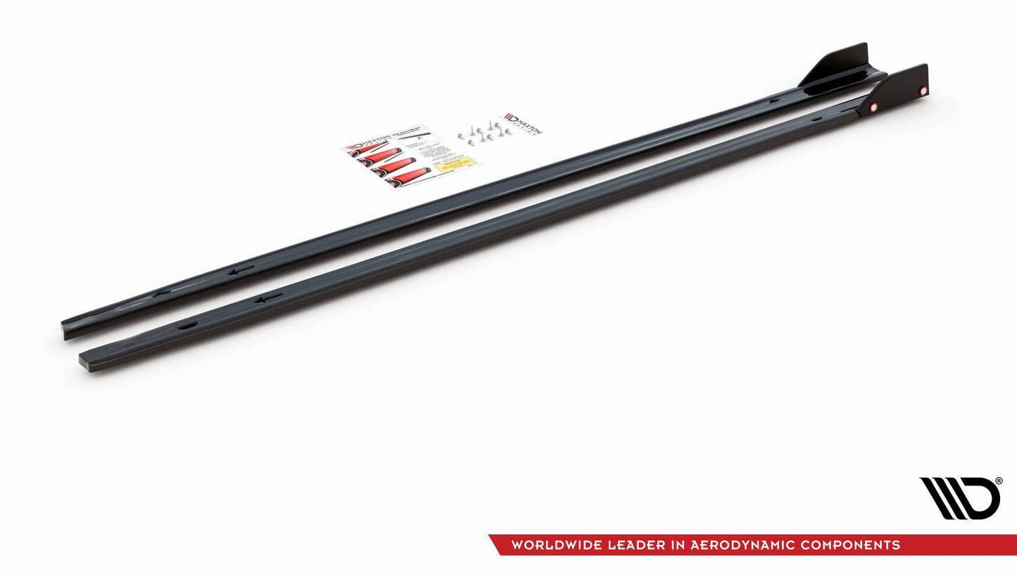 MINIGONNE LATERALI V.2 + FLAP ADATTI PER VOLKSWAGEN GOLF 8 GTI / GTI CLUBSPORT / R-LINE 2020