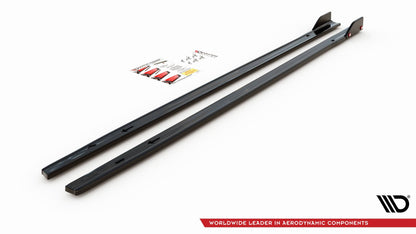 MINIGONNE LATERALI V.2 + FLAP ADATTI PER VOLKSWAGEN GOLF 8 GTI / GTI CLUBSPORT / R-LINE 2020