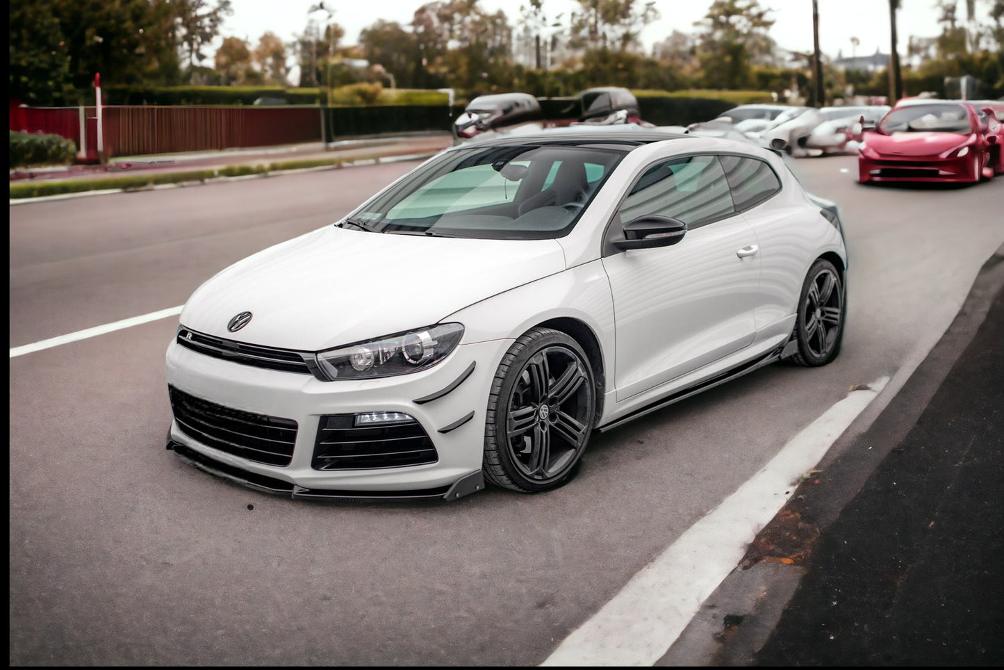 SIDE SKIRTS V.2 + FLAPS VOLKSWAGEN SCIROCCO R MK3 