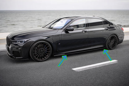 ⭐Minigonne Laterali Diffusori V.2 per BMW 7 Long M-Pack G12⭐