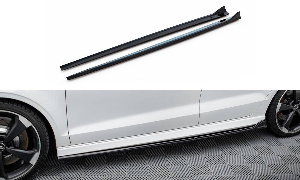 🌺Minigonne laterali V.3 Adatto Per Audi RS3 Sedan 8V Facelift🌺