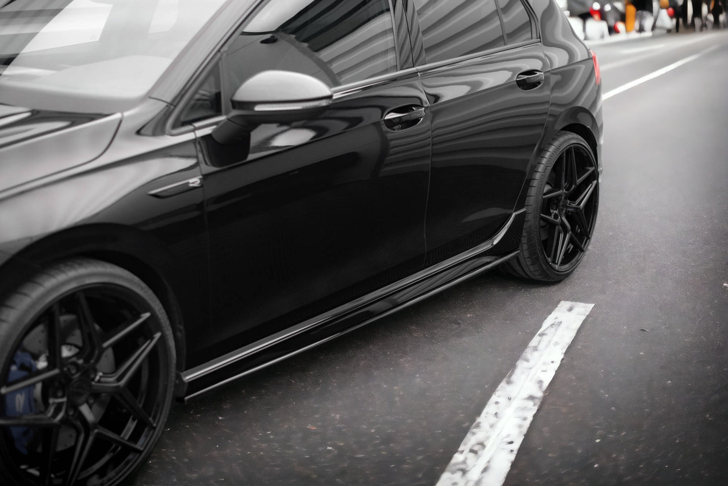 SIDE SKIRTS SUITABLE FOR V.3 VOLKSWAGEN GOLF R MK8 