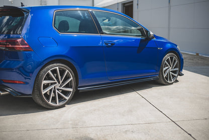 MINIGONNE LATERALI V.4 ADATTE PER VW GOLF 7 R / R-LINE FACELIFT 2017-2020