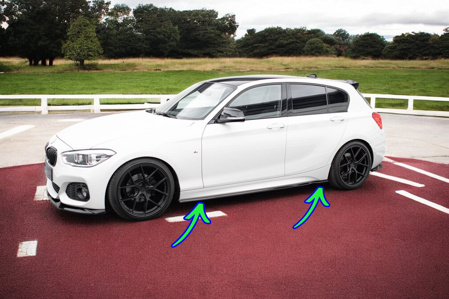 ✨Minigonne Laterali Diffusori V.5 BMW 1 M-Pack / M140i F20 Facelift✨