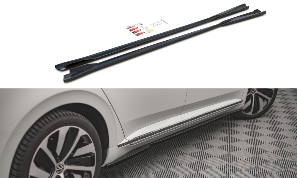 MINIGONNE LATERALI adatte per VOLKSWAGEN ARTEON R/ R-LINE FACELIFT 2020-