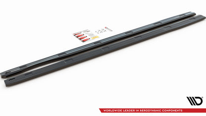 MINIGONNE LATERALI adatte per VOLKSWAGEN CADDY LONG MK3 FACELIFT 2010-2015