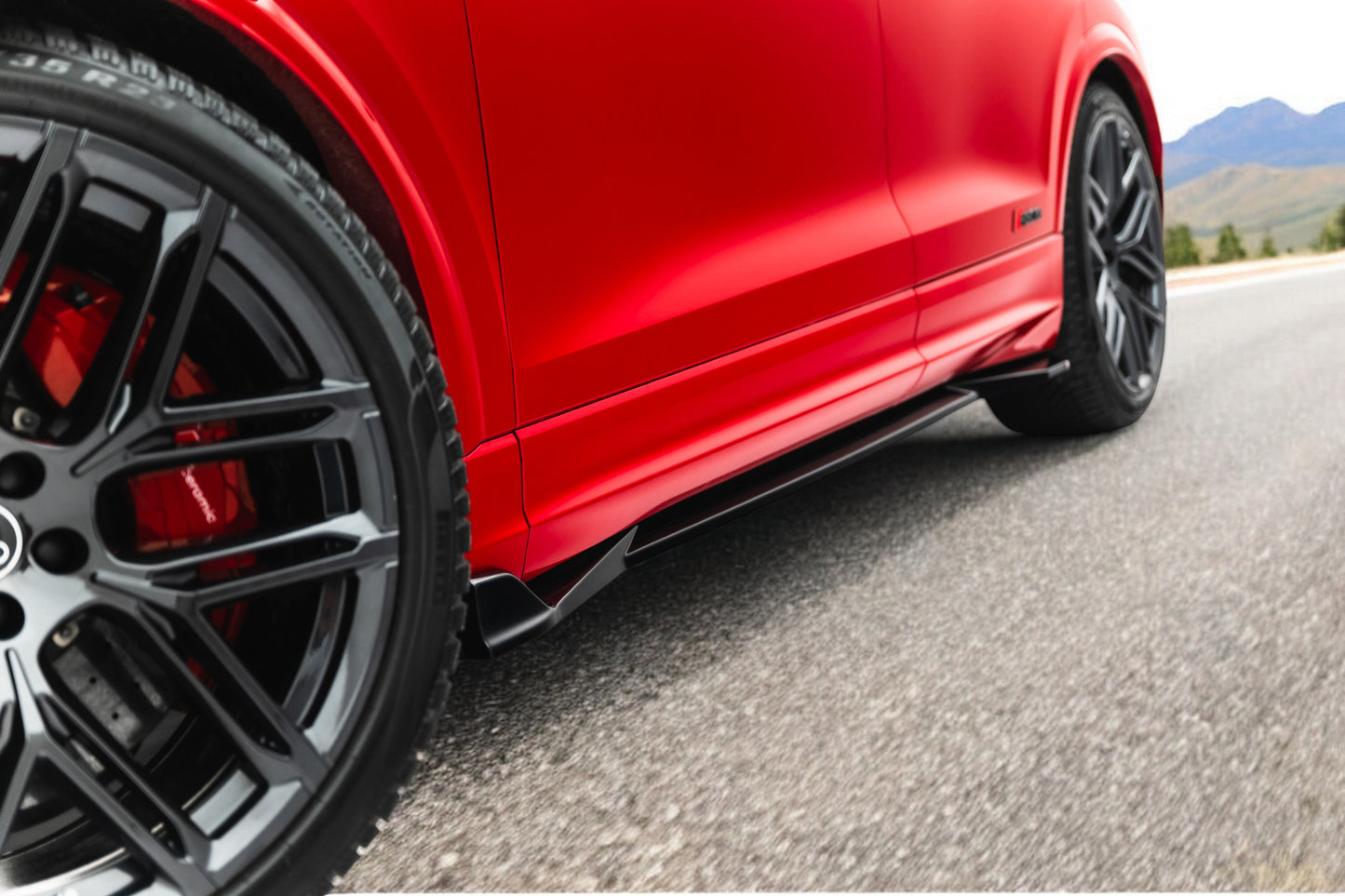 ⭐Minigonne laterali Adatto Per Audi RSQ8 Mk1 Facelift⭐