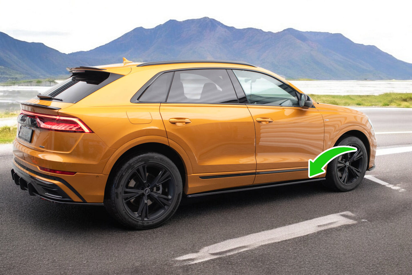 🔥Under Side Skirts V.1 suitable for Audi Q8 / Q8 S-line / SQ8 Mk1🔥