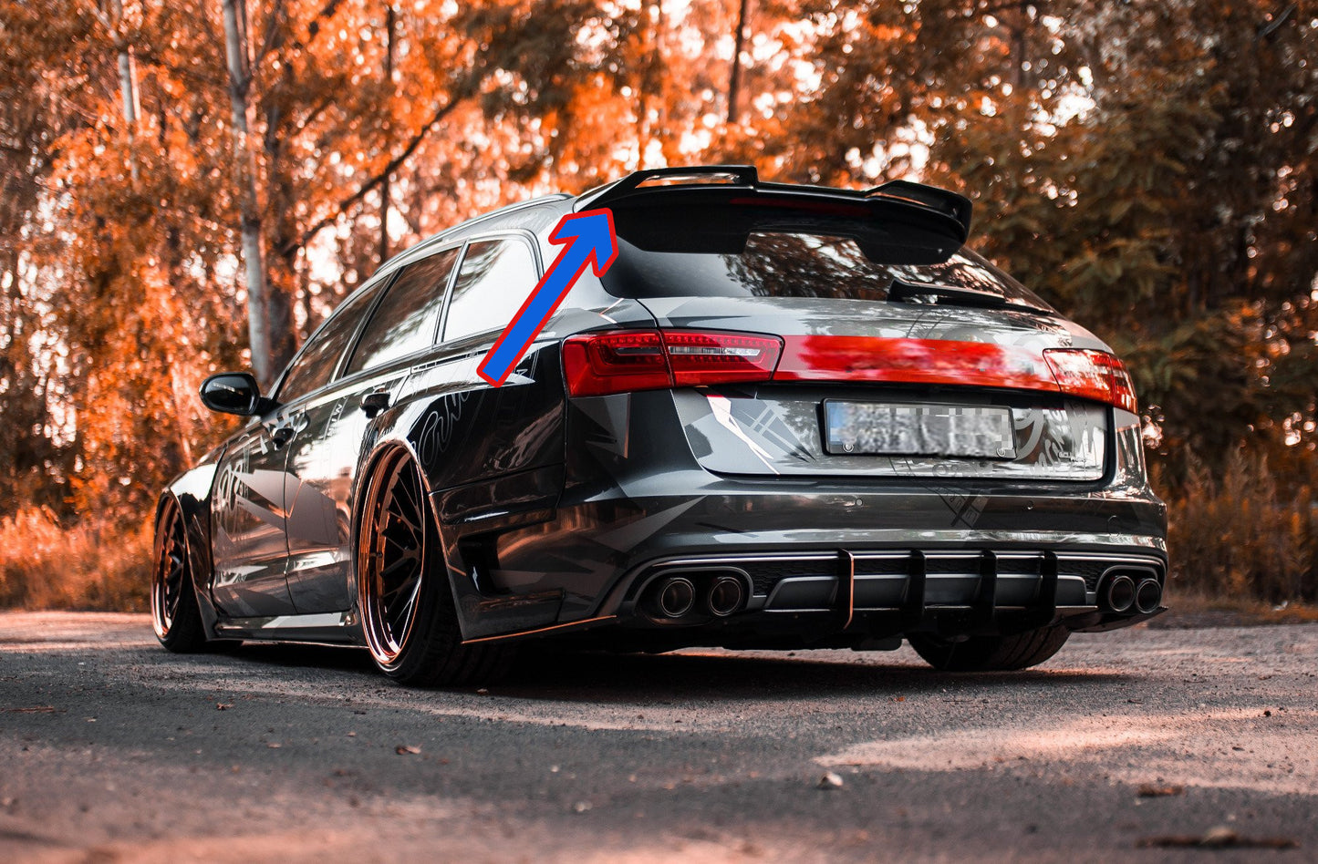 ✨Spoiler adatto per Audi S6 / A6 S-Line C7 / C7 FL Avant✨