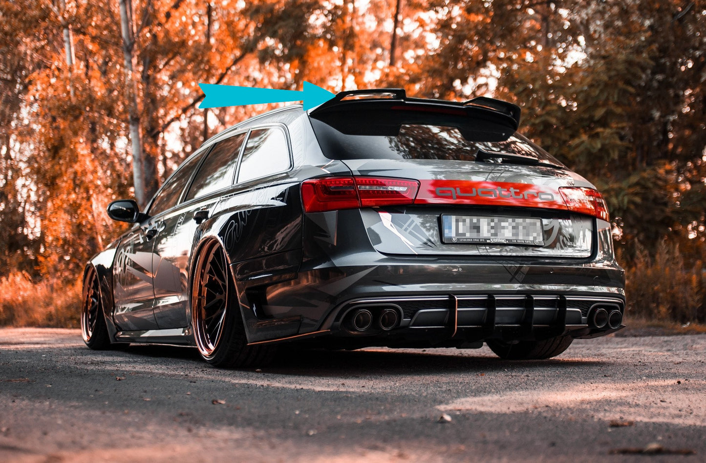 🔥Spoiler Adatto Per Audi S6 / A6 S-Line C7 / C7 FL Avant🔥