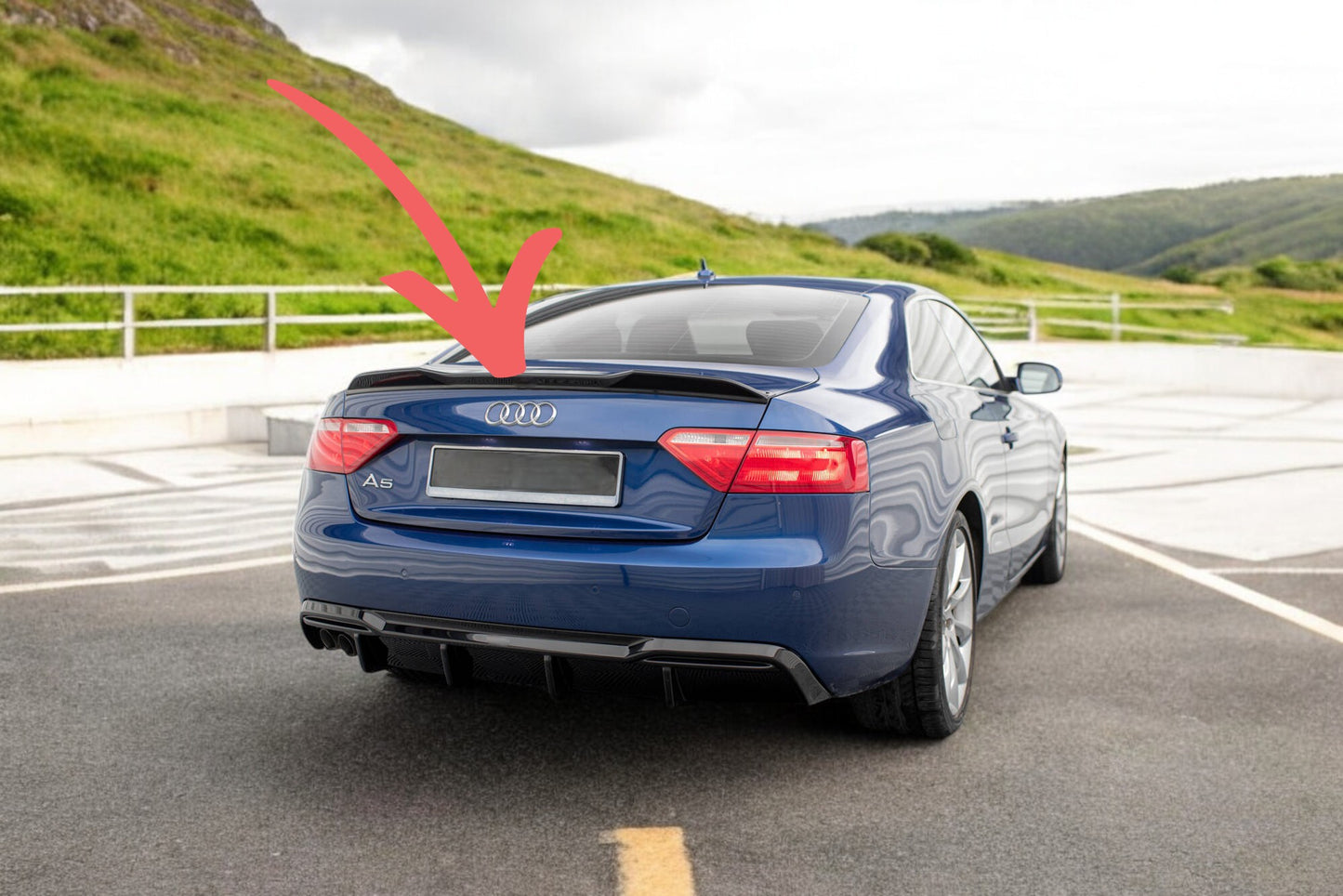 😍3D Spoiler Cap Suitable For Audi A5 Coupe 8T😍