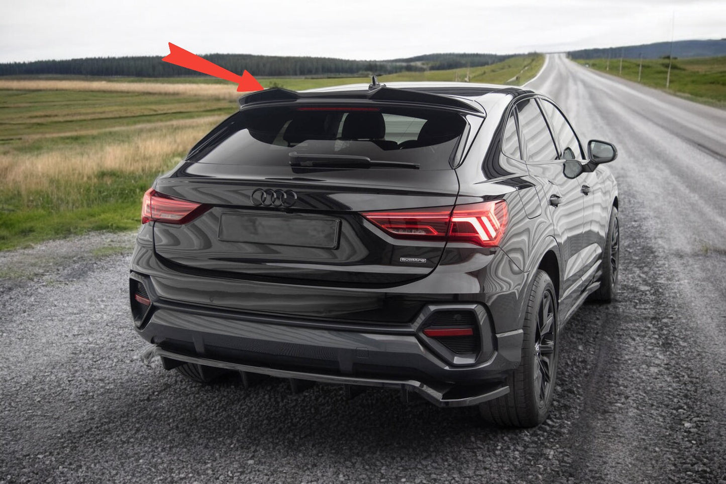 💥Tappo spoiler 3D Adatto Per Audi Q3 Sportback F3💥