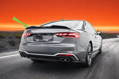 😍3D Spoiler Cap Suitable For Audi S5 Coupe / A5 S-Line Coupe F5 Facelift😍