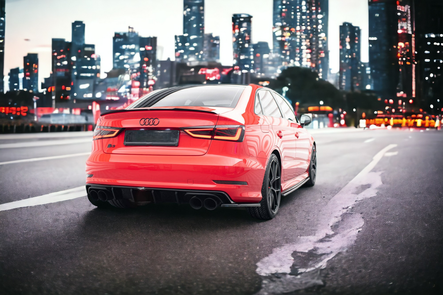 SPOILER CAP AUDI A3 / A3 S-LINE / S3 / RS3 SEDAN 8V