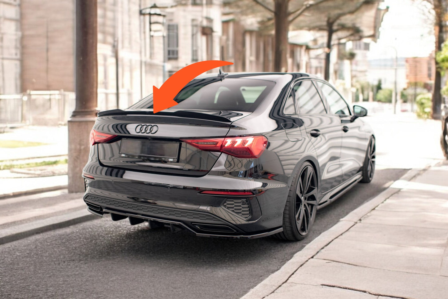 ❤️Calotta spoiler adatto per Audi A3 / A3 S-Line / S3 / RS3 Berlina 8Y❤️