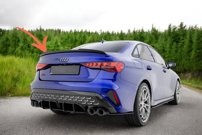 🔥Copri spoiler adatto per Audi A3 S-Line Sedan / S3 Sedan 8Y Facelift🔥