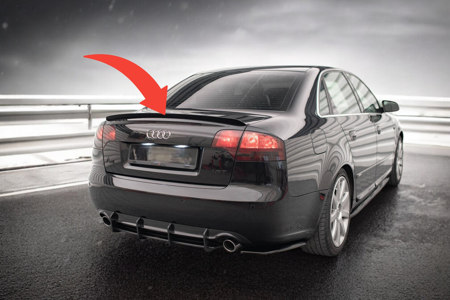 🔥Tappo spoiler Adatto Per Audi A4 Berlina S-Line B7🔥