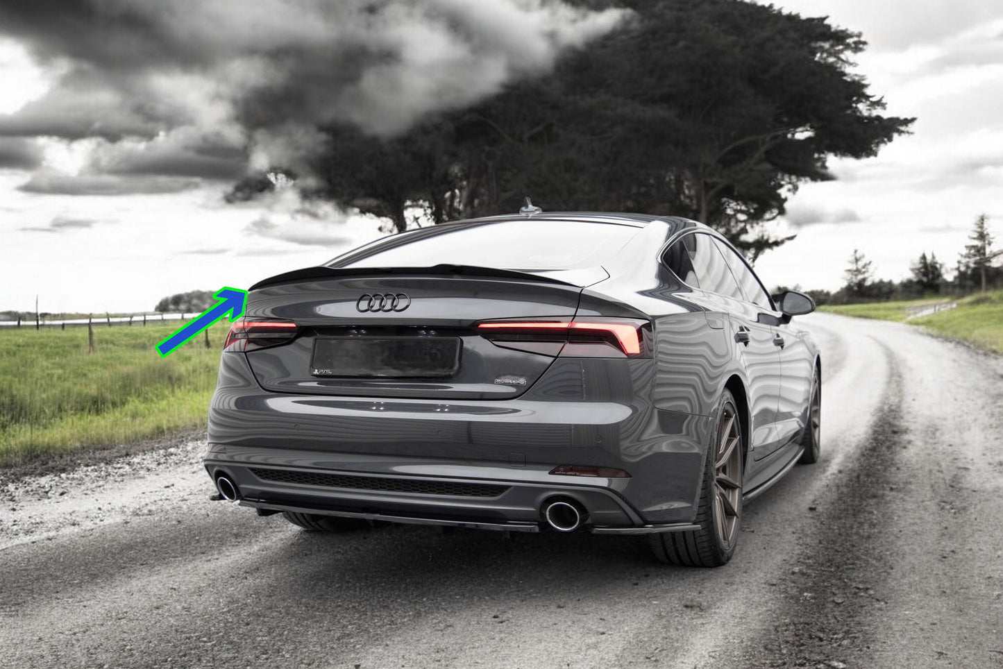 ✨V.1 Spoiler Cap Suitable for Audi A5 F5 Sportback✨