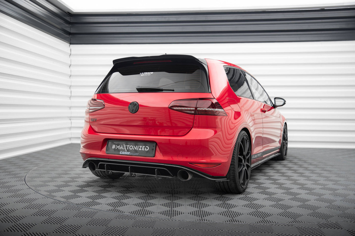 SPOILER adatto per V.3 VOLKSWAGEN GOLF 7 / 7 FACELIFT R / R-LINE / GTI 2013-2019