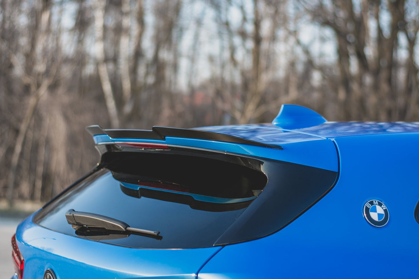 SPOILER TETTO PER BMW X2 F39 M-PACK - NERO LUCIDO