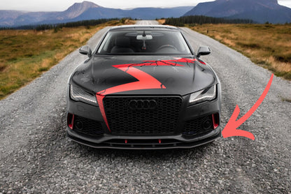 💥Splitter anteriore Street Pro Adatto Per  Audi A7 RS7 Look C7💥
