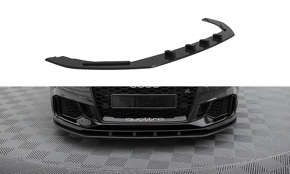 💥Street Pro Front Splitter Suitable For Audi RS3 Sedan 8V Facelift💥