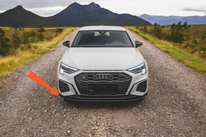 😎Street Pro Front Splitter Suitable For Audi S3 / A3 S-Line 8Y😎