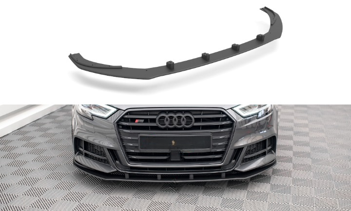 🔥Splitter anteriore Street Pro Audi S3 / A3 S-Line Sportback 8V Facelift🔥