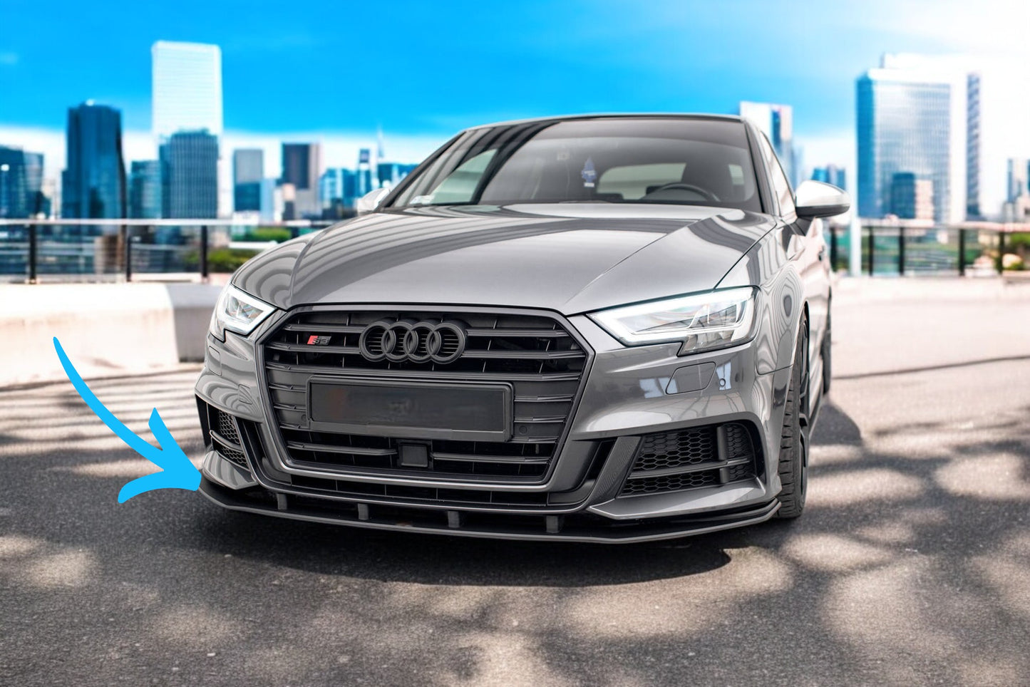 ⭐️Front Splitter Street Pro Audi S3 / A3 S-Line Sportback 8V Facelift⭐️