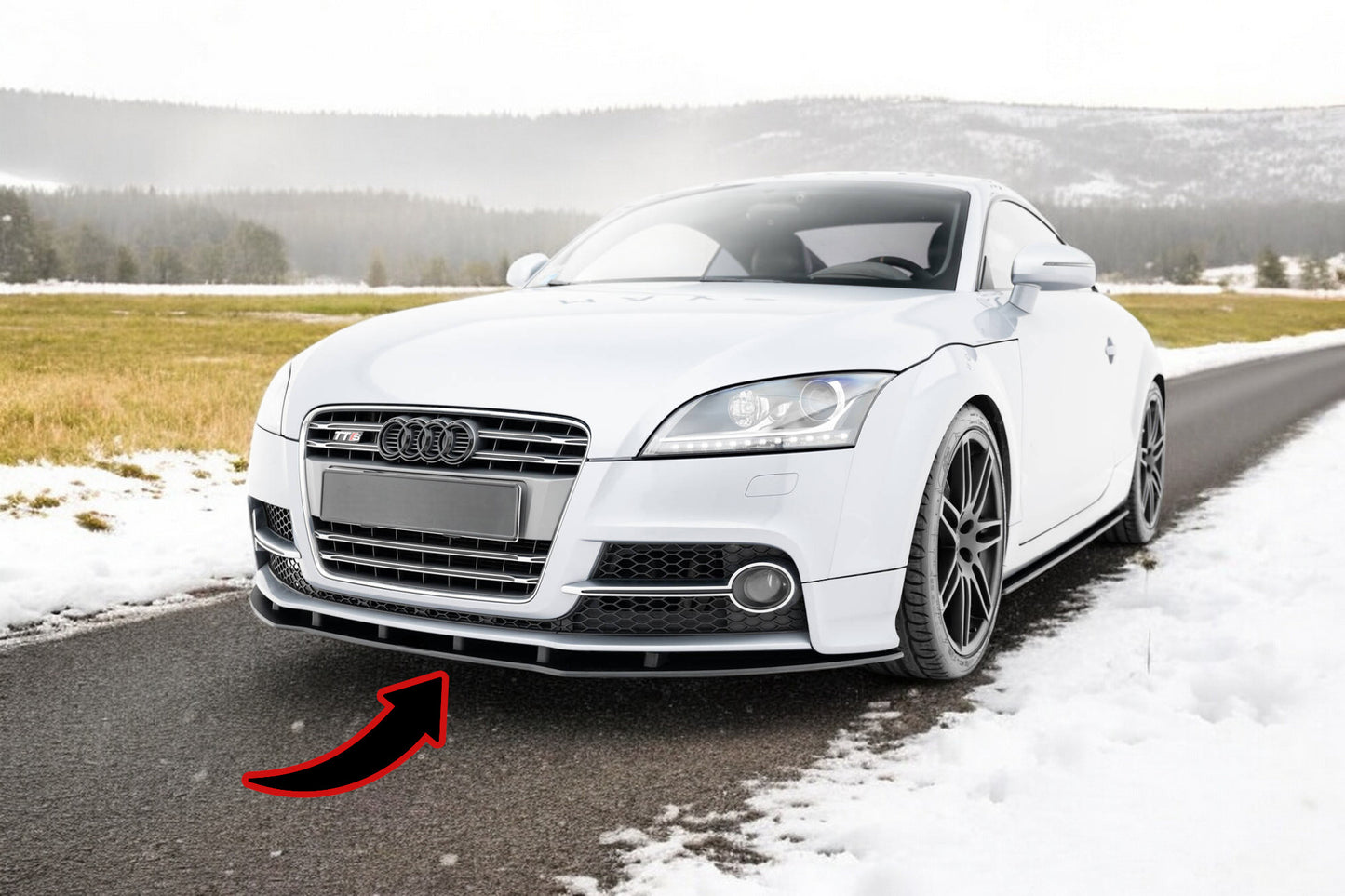 ✨Splitter anteriore Street Pro Audi TT S / TT S-Line 8J Facelift✨
