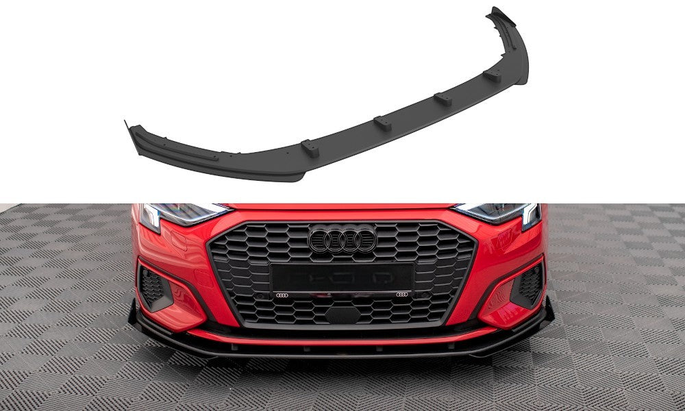 ❤️Street Pro front splitter + fins suitable for Audi A3 8Y❤️