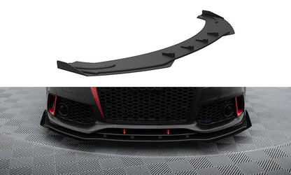 💥Splitter anteriore Street Pro + alette Adatto Per Audi A7 RS7 Look C7💥