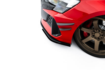 💫ART.8995 Street Pro Front Splitter + Flaps Audi RS3 Sedan 8Y Facelift💫