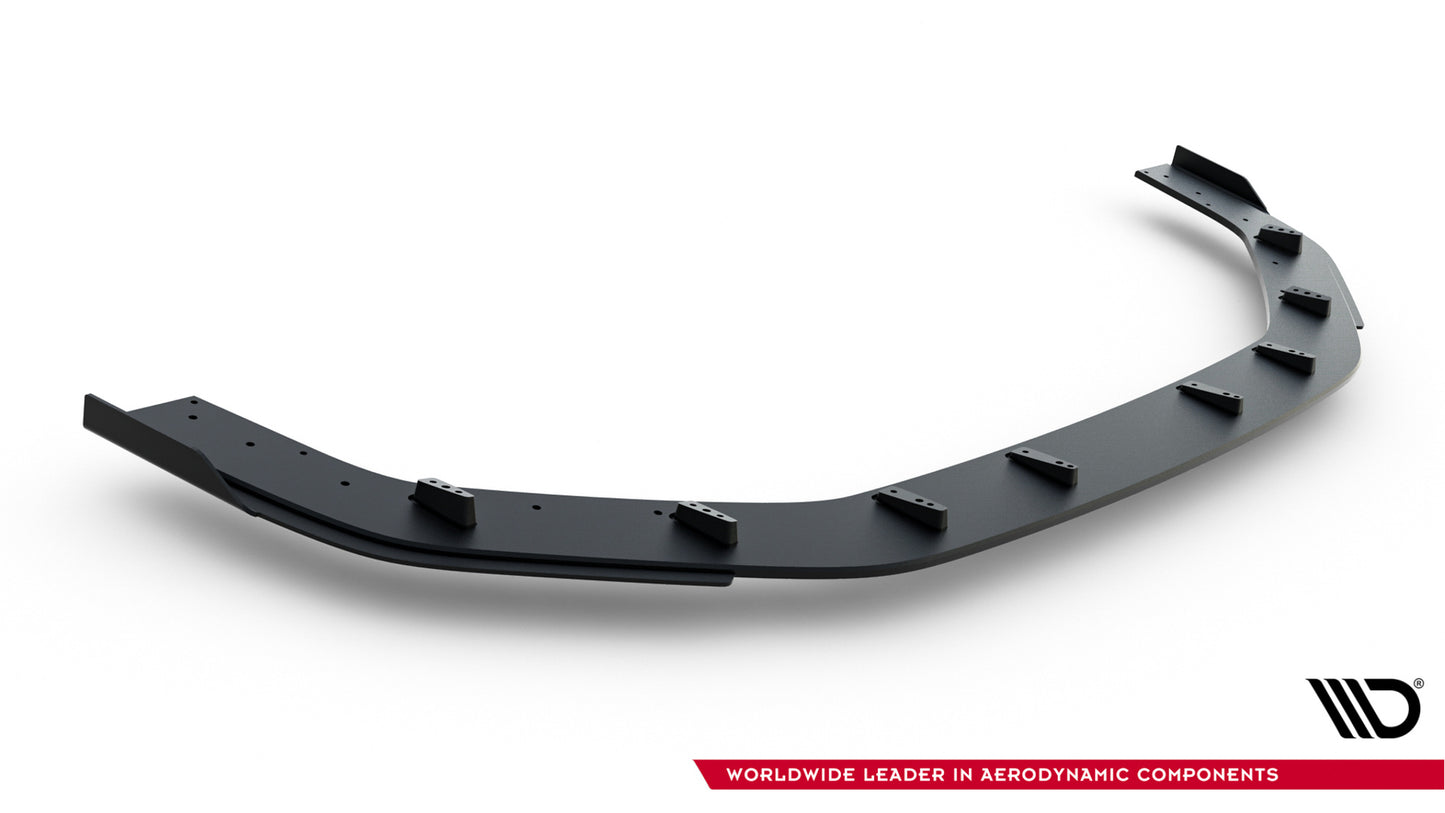 💫ART.8995 Street Pro Front Splitter + Flaps Audi RS3 Sedan 8Y Facelift💫