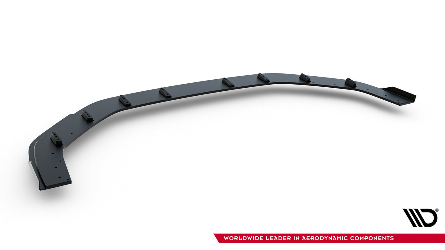 💫ART.8995 Street Pro Front Splitter + Flaps Audi RS3 Sedan 8Y Facelift💫