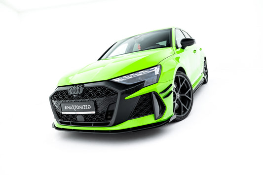 Street Pro Front Splitter + Alette Audi RS3 Sportback 8Y Facelift