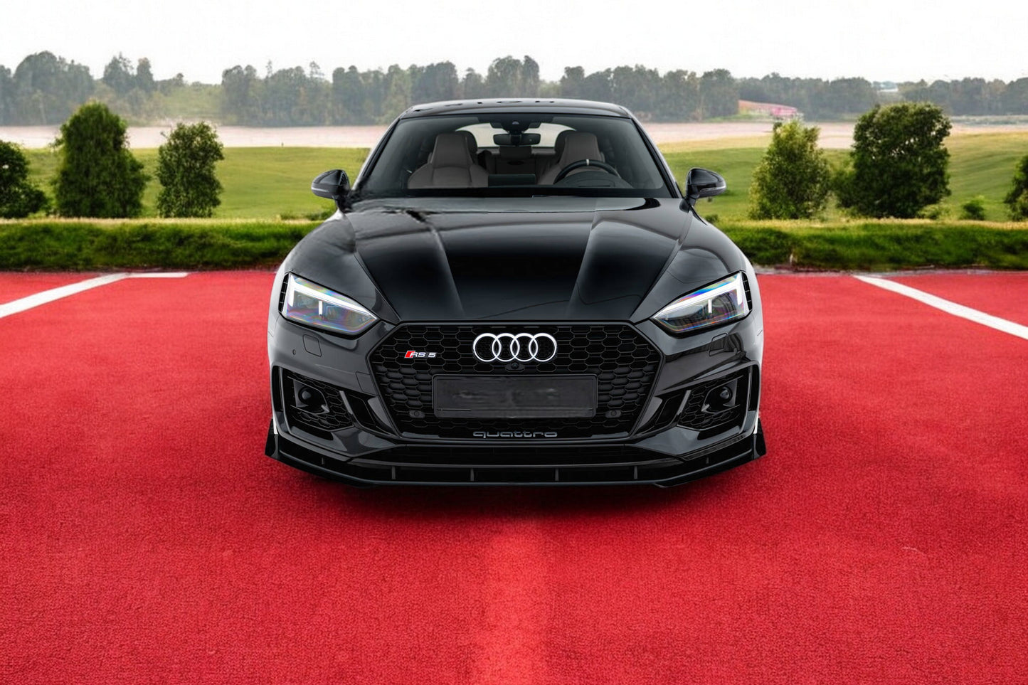⭐Splitter Anteriore Street Pro + Flap Audi RS5 Coupé / Sportback F5⭐
