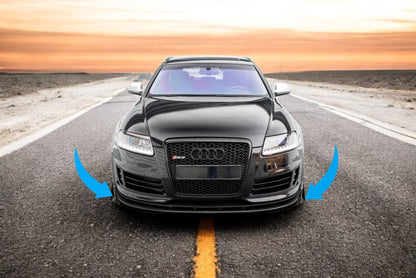 🌺Street Pro front splitter + spoiler suitable for Audi RS6 Avant C6🌺