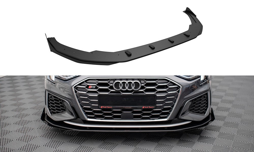🤩Splitter Anteriore Street Pro + Alette Adatto Per Audi S3 / A3 S-Line 8Y🤩