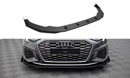 ⭐Splitter anteriore Street Pro + alette adatto per Audi S3 / A3 S-Line 8Y⭐
