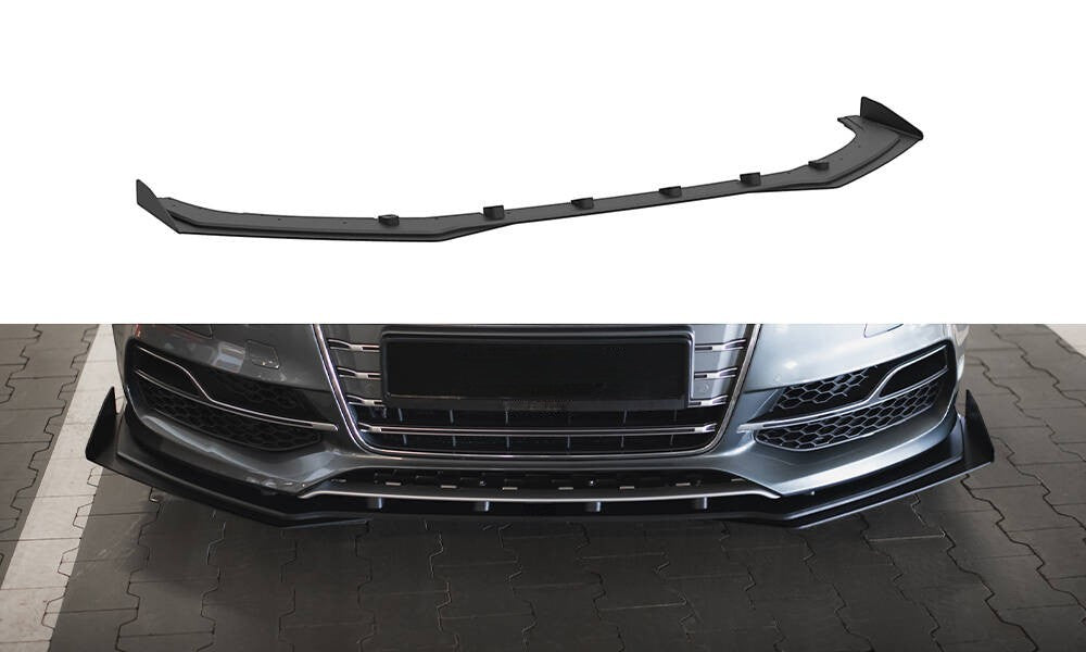 😎Splitter anteriore Street Pro + alette adatto per Audi S3/A3 S-Line Sedan 8V😎