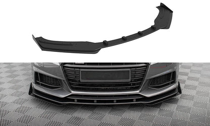 💥Splitter anteriore Street Pro + alette adatto per Audi TT S / S-Line 8S💥