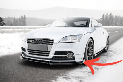 😎Splitter anteriore Street Pro + flap Audi TT S / TT S-Line 8J Facelift😎