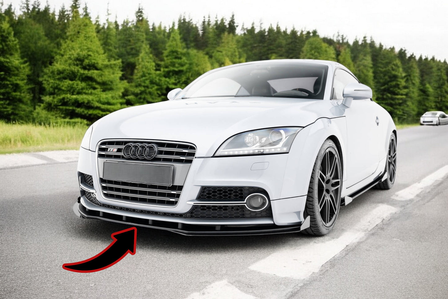✨Splitter anteriore Street Pro + flap Audi TT S / TT S-Line 8J Facelift✨