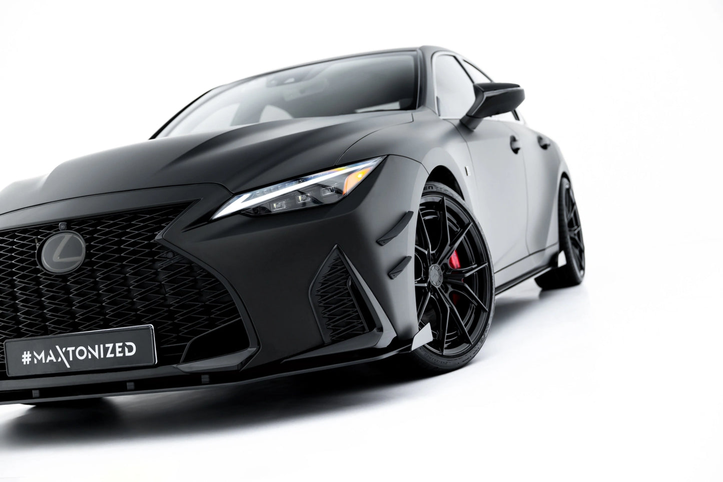 💫ART.8971 Street Pro Splitter Anteriore + Flaps per  Lexus IS 500 Mk3 (XE30)💫